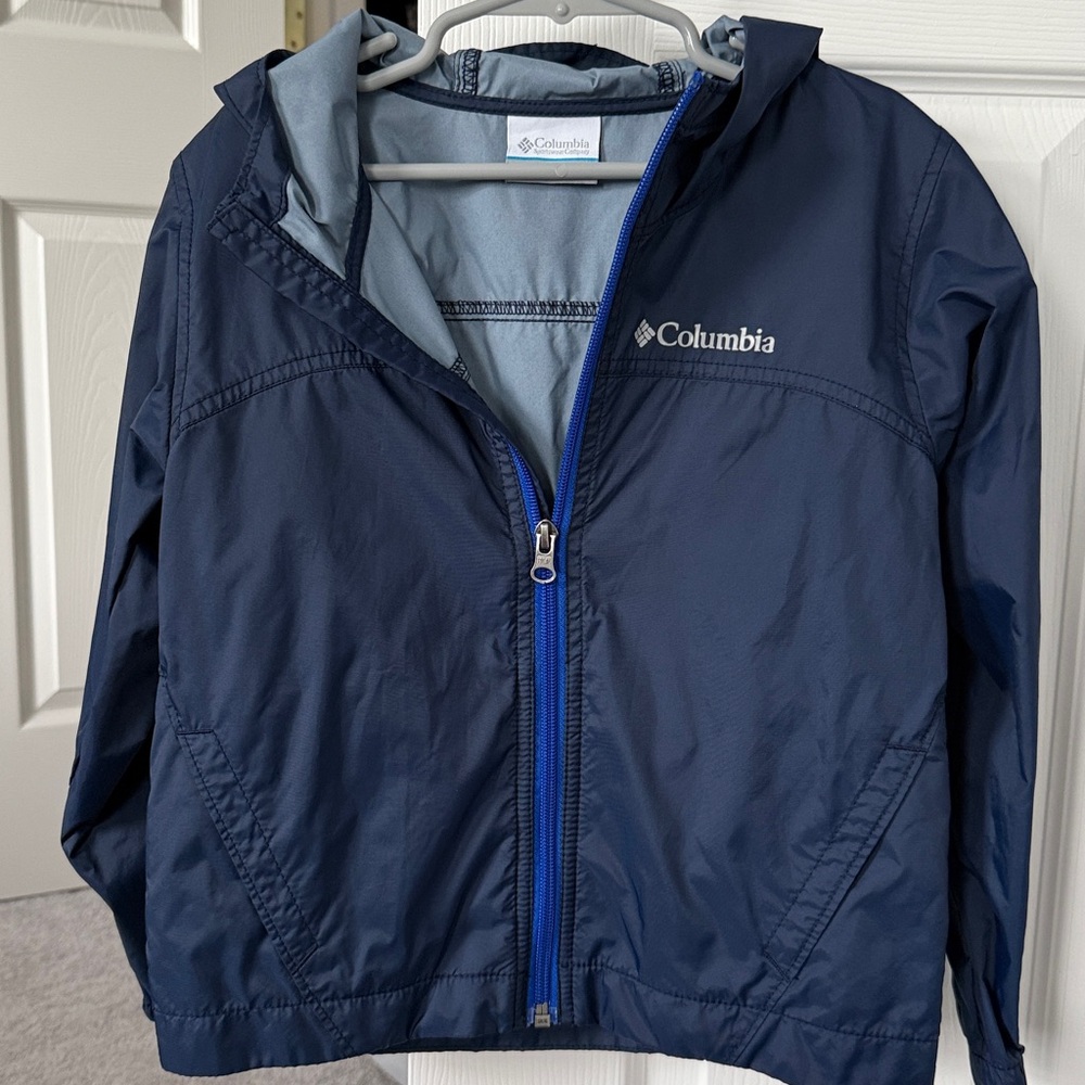 Columbia Deep Blue Rain Jacket